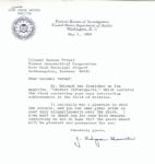 J. Edgar Hoover and Aviator Roscoe Turner 