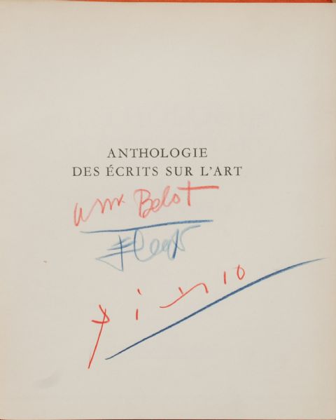 Picasso Signed books