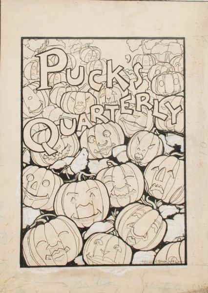 Jack-O-Lanterns Puck Cover by Nankivell