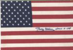 Buzz Aldrin Signed Flag