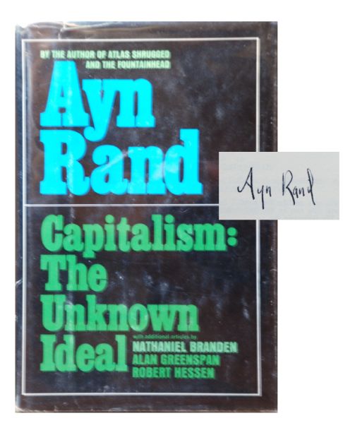 Ayn Rand Signed (Capitalism)