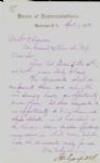 James Garfield Signed Letter