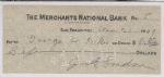 Jack London Signed Check