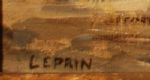 Important, Marcel Leprin Painting 