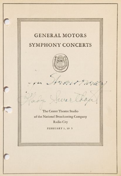 Igor Stravinsky and Gladys Swarthout