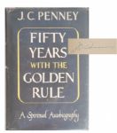 J. C. Penny signed Golden Rule Book