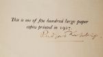 Rudyard Kipling Signed Limited Edition