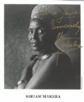 Makeba Signed photo