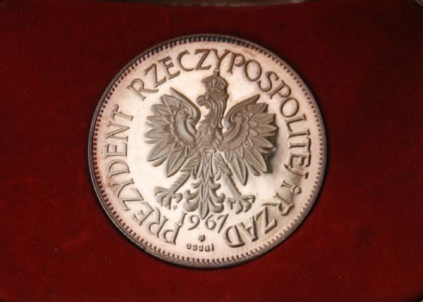 POLAND 1967 Silver Medal Government in Exile