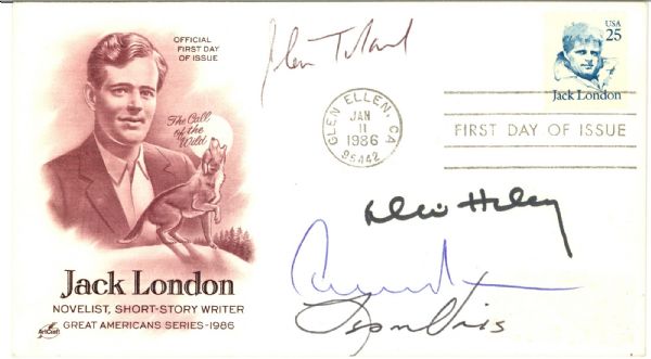 FDC Signed by 4 Writers