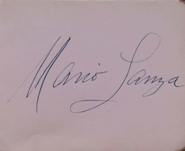 Vintage Autograph Album signed by Mario Lanza, Tom Mix, May West and more!