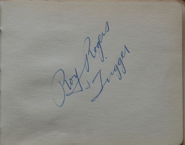 Vintage Autograph Album signed by Mario Lanza, Tom Mix, May West and more!