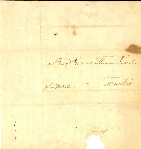 Major General Nathan Goodwin Revolutionary War Letter