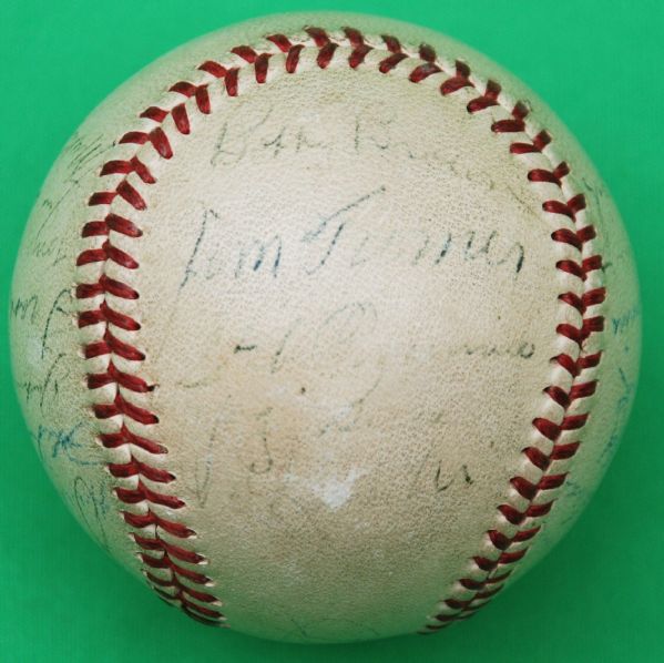 1951 World Series  New York Yankees Team Signed Baseball