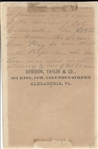 ELMER ELLSWORTH SIGNED ORIGINAL CERTIFICATE OF ORGANIZATION AND MUSTER ROLL FOR THE CADET ATTACHMENT TO THE 60TH ILLINOIS MILITIA
