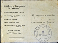 Cuba Operacion Granma Habana 1956