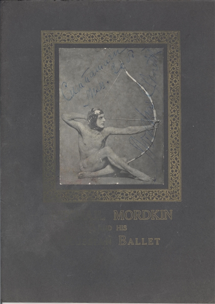 Mikhail Morfdkin & his Russian ballet Signed