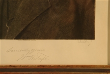 William Howard Taft Autographed and Signed Engraving 