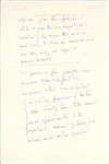 John F. Kennedy Rare Autograph Manuscript