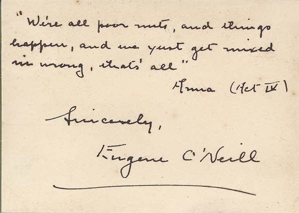 Eugene ONeill AQS