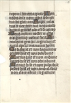 Medieval manuscript Leaf from Prayer Book