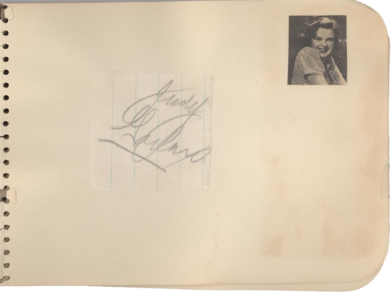 Autograph Album ( Judy Garland, Eddie Cantor, George Burns..)