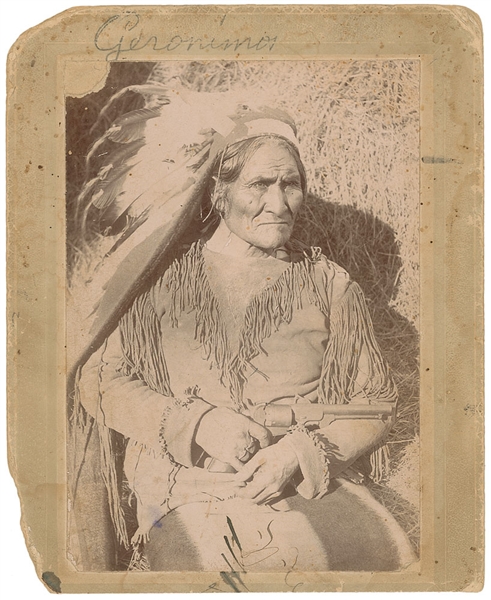 Geronimo Rare Cabinet Photo