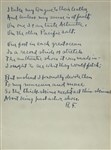 Robert Frost Poem (Unknown Variation)