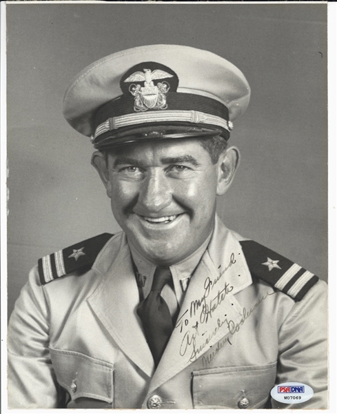 Mickey Cochrane- War Date Signed Photo