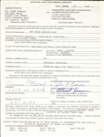 Lot of 3 signed Jimmy Stewart Signed Contracts 