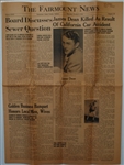 James Dean- High School Year Books & Newspaper
