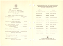 Ormandy & Schippa- Signed General Motor Symphony