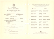 Hadley & Schnabel- Signed General Motor Symphony