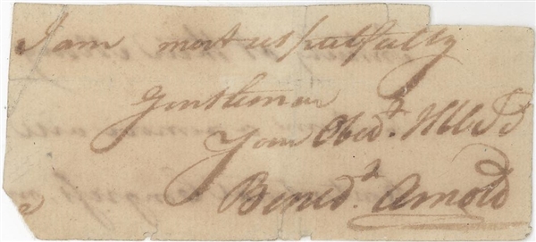 BENEDICT ARNOLD