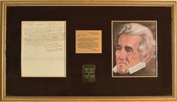 Andrew Jackson ALS about Treaty with Spain in Florida