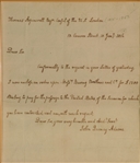 John Quincy Adams Brings War of 1812 Destitute Seaman back to the  US