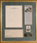 1944 John F. Kennedy letter during PT Shakedown while at the Miami Submarine Chasing Center