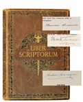 Limited to 251 Copies With a Signed Story  by Mark Twain, Theodore Roosevelt and Carnegie as well as 106 other authors!