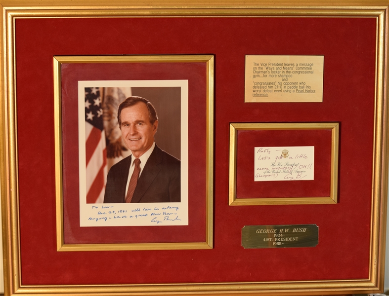 George W. Bush Request for More Shampoo in the Locker Room