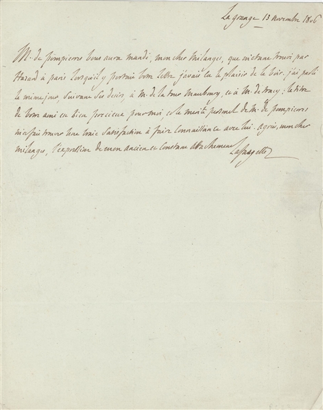 Marquis de Lafayette