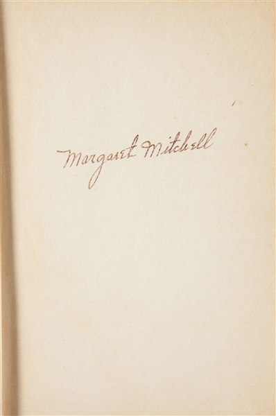 Margaret Mitchell Signed Copy of Gone With The Wind