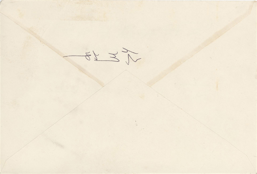 Syngman Rhee Signed Envelope