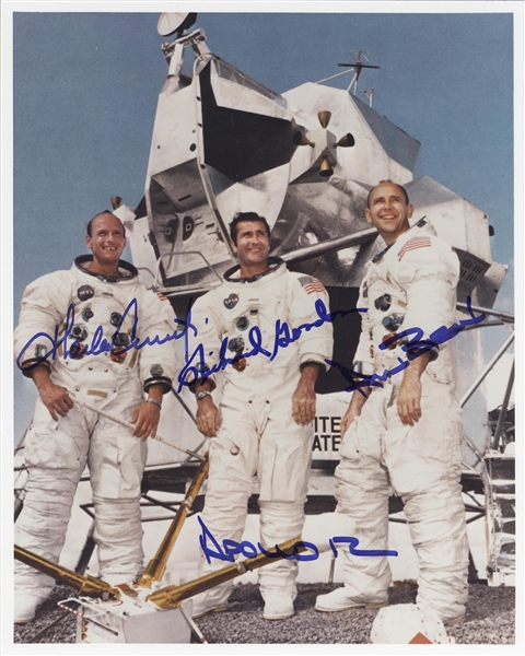 Apollo 12  Crew Signed Photo
