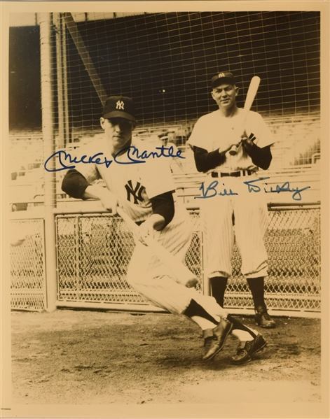 Mickey Mantle & Bill Dickey 