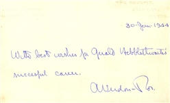 Wright Brothers First Flight Signed Photo and Collection!