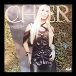 CHER Signed Record Album Insert PSA/DNA