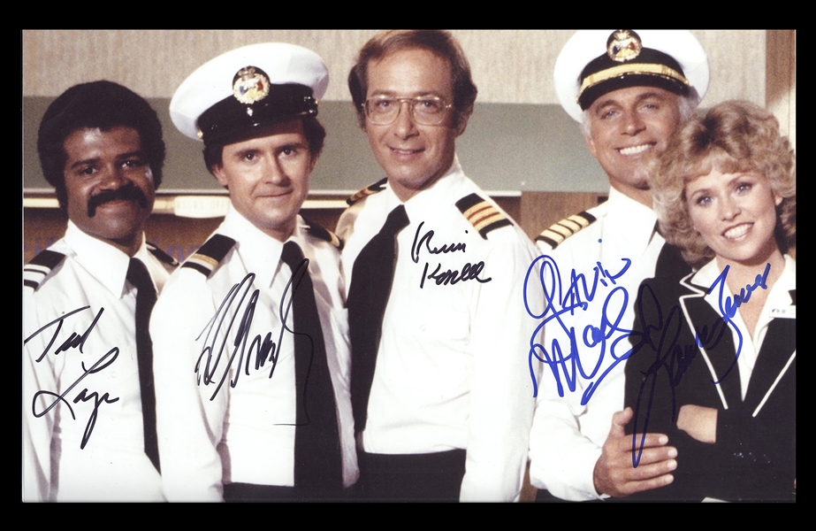 THE LOVE BOAT Cast Signed Photo 