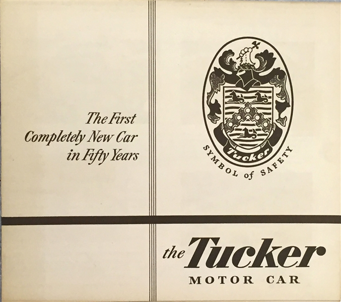 Very Rare Signed Tucker Corporation by Preston Tucker