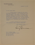 PRESIDENT TRUMAN WRITES TO THE FAMOUS METHODIST MINISTER DR. G. BROMLEY OXNAM: “THE GREAT AMERICAN PUBLIC WILL BE STRENGTHENED BY THE ASSURANCE THAT COMMUNISM HAS NOT INFILTRATED THE CHURCHES OF THE 