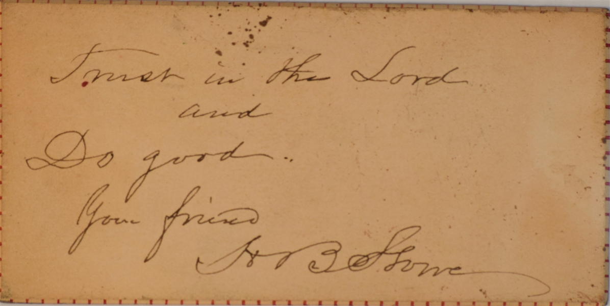 Harriett Beecher Stowe AQS